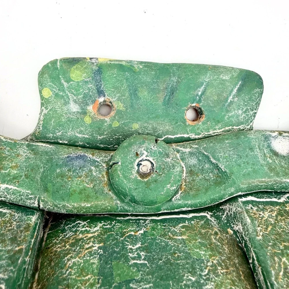 Vintage Mesoamerican Triple‎ Death Mask Three Ages of Man Wall Art Green